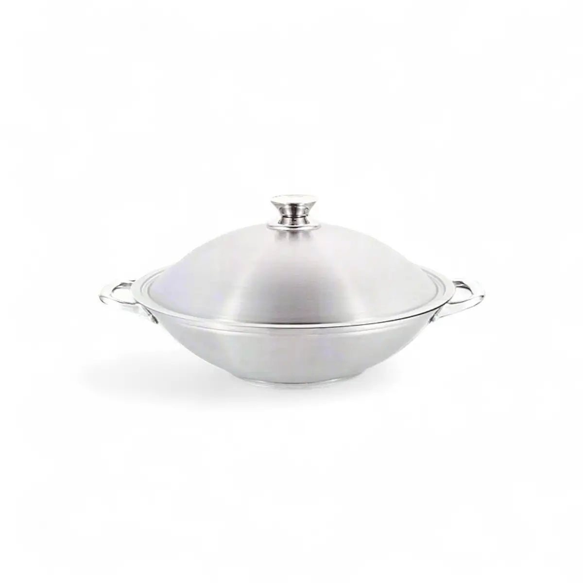 Rolux Stainless Steel Wok 34cmx9.5cm 8.5L