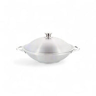 Rolux Stainless Steel Wok 34cmx9.5cm 8.5L