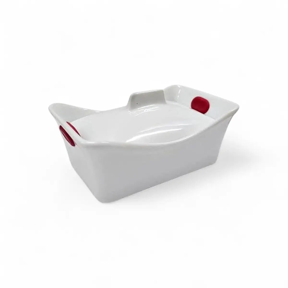 Aqua Mini Square Baking Dish With Lid and Silicone Handle