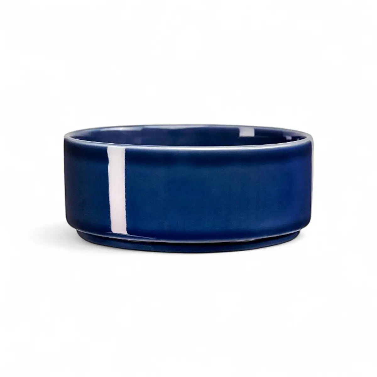 Jan Flat Stackable Cereal Bowl Cobalt Blue