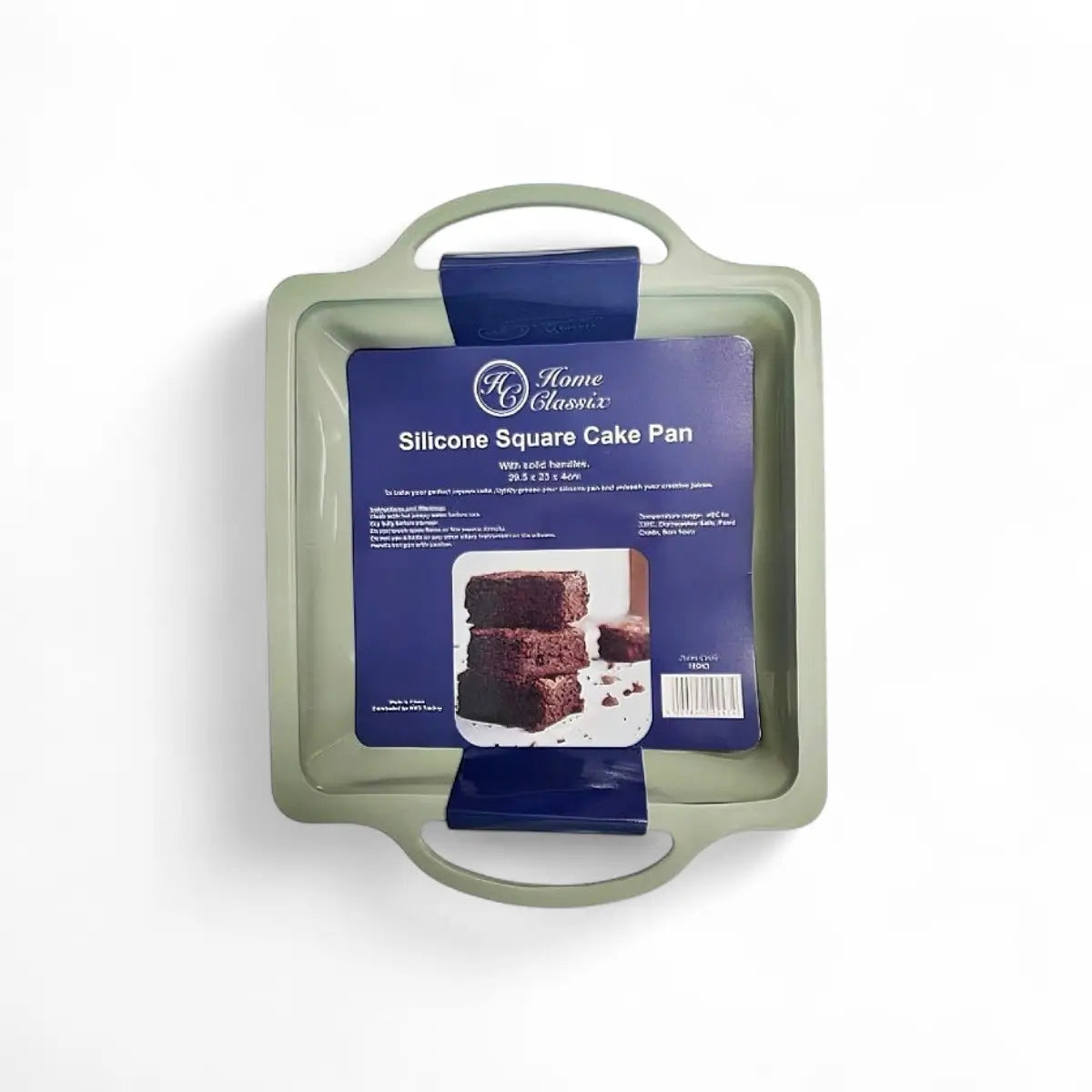 Home Classix Silicone Square Pan with Solid Handle 32cmx36cmx3.2cm