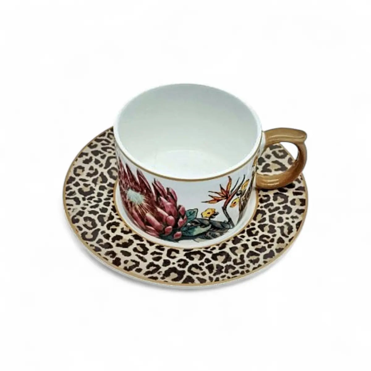 Jenna Clifford Wild Bloom Cup & Saucer Set of 4