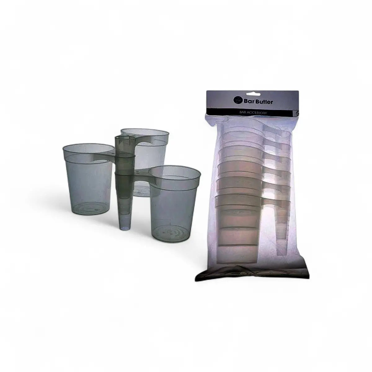 Bar Butler Stacking Beer Mug Plastic 6 Pack - 500ml