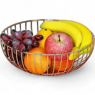Continental Homeware Fruit Basket - Rose Gold