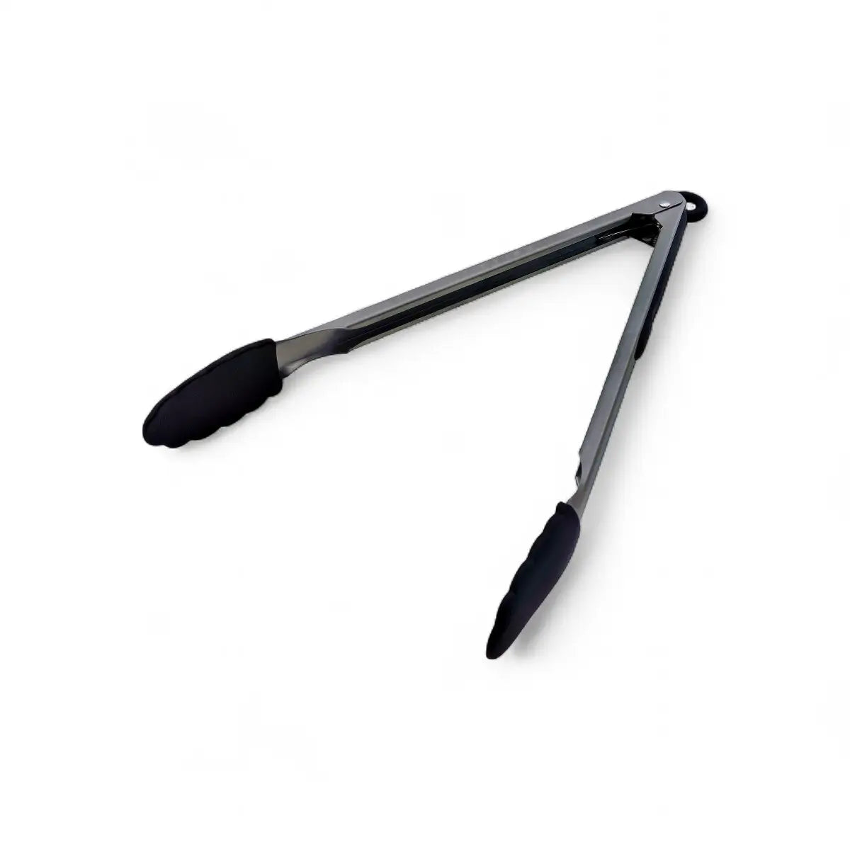 Regent Food Tong Stainless Steel with Black Silicone Tips - 340mm