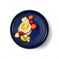 Jan Flat Stackable Side Plate Cobalt Blue