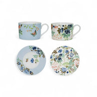 DG Porc De Chine Tea Cup & Saucer Set of 2