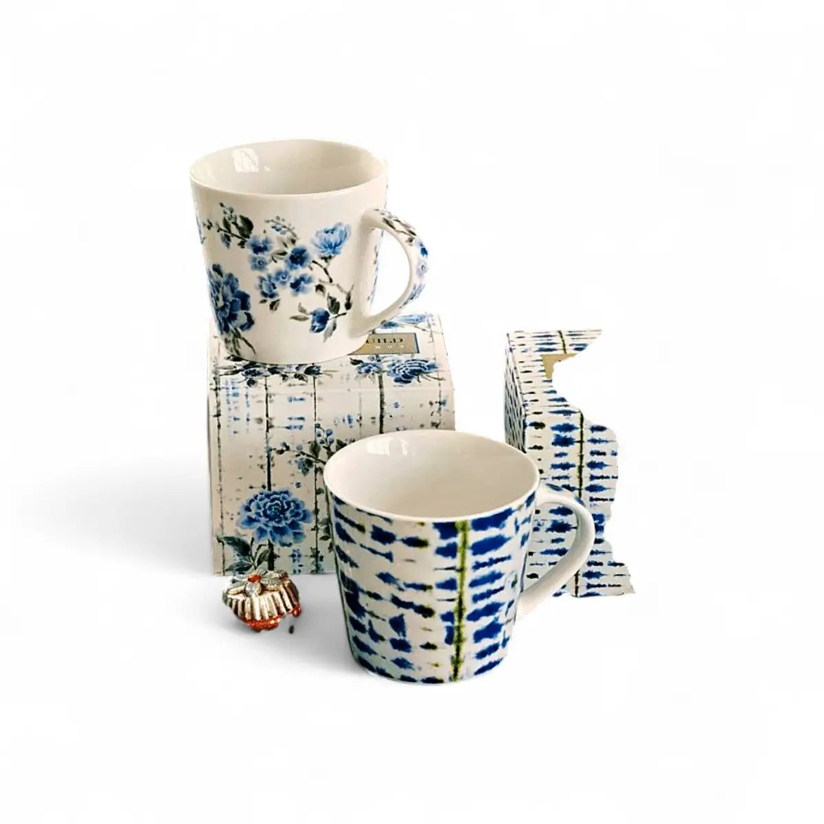 DG – Kyoto Flower Indigo Mug