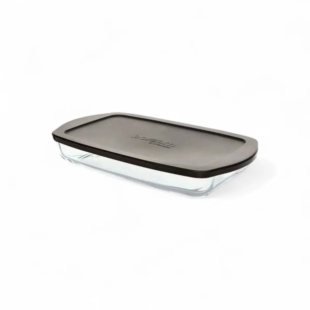 Borcam Rectangular Tray With Grey Lid 3.85L