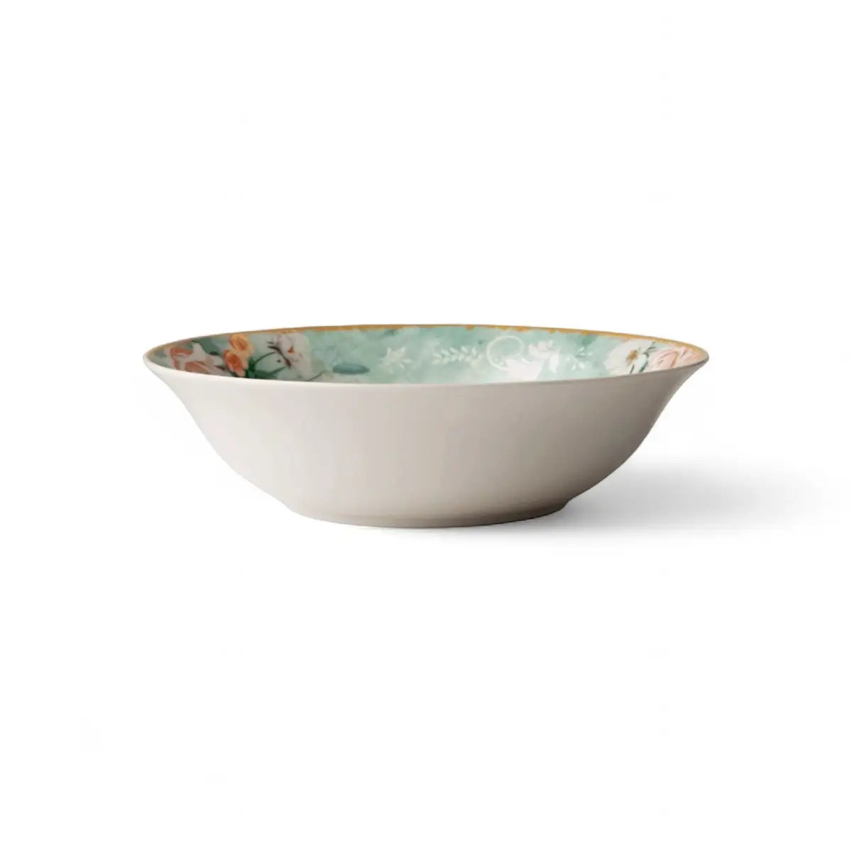 Jenna Clifford Green Floral Salad Bowl