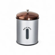 Continental Homeware 5L Storage Canister with Rose Gold Lid - Mealie Meal