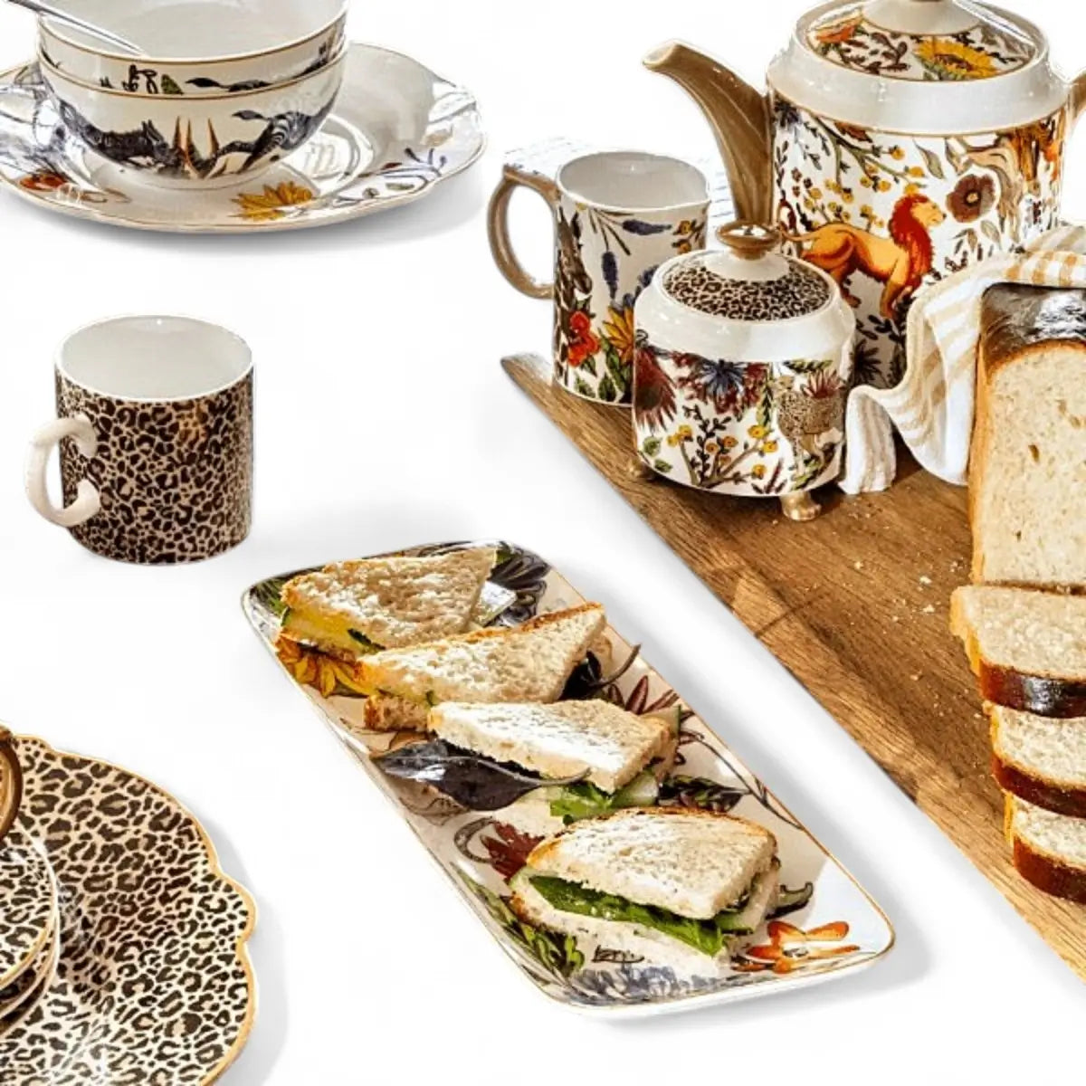 Jenna Clifford Wild Bloom Sandwich Tray