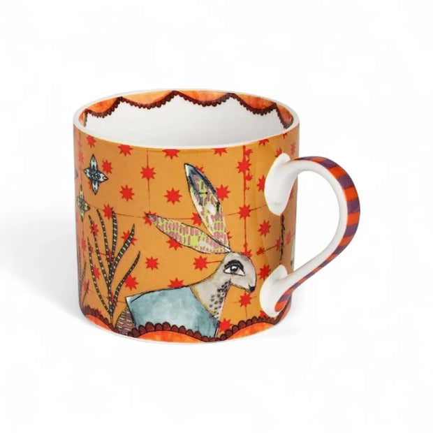 Olivia Cappuccino Mug - Rabbit