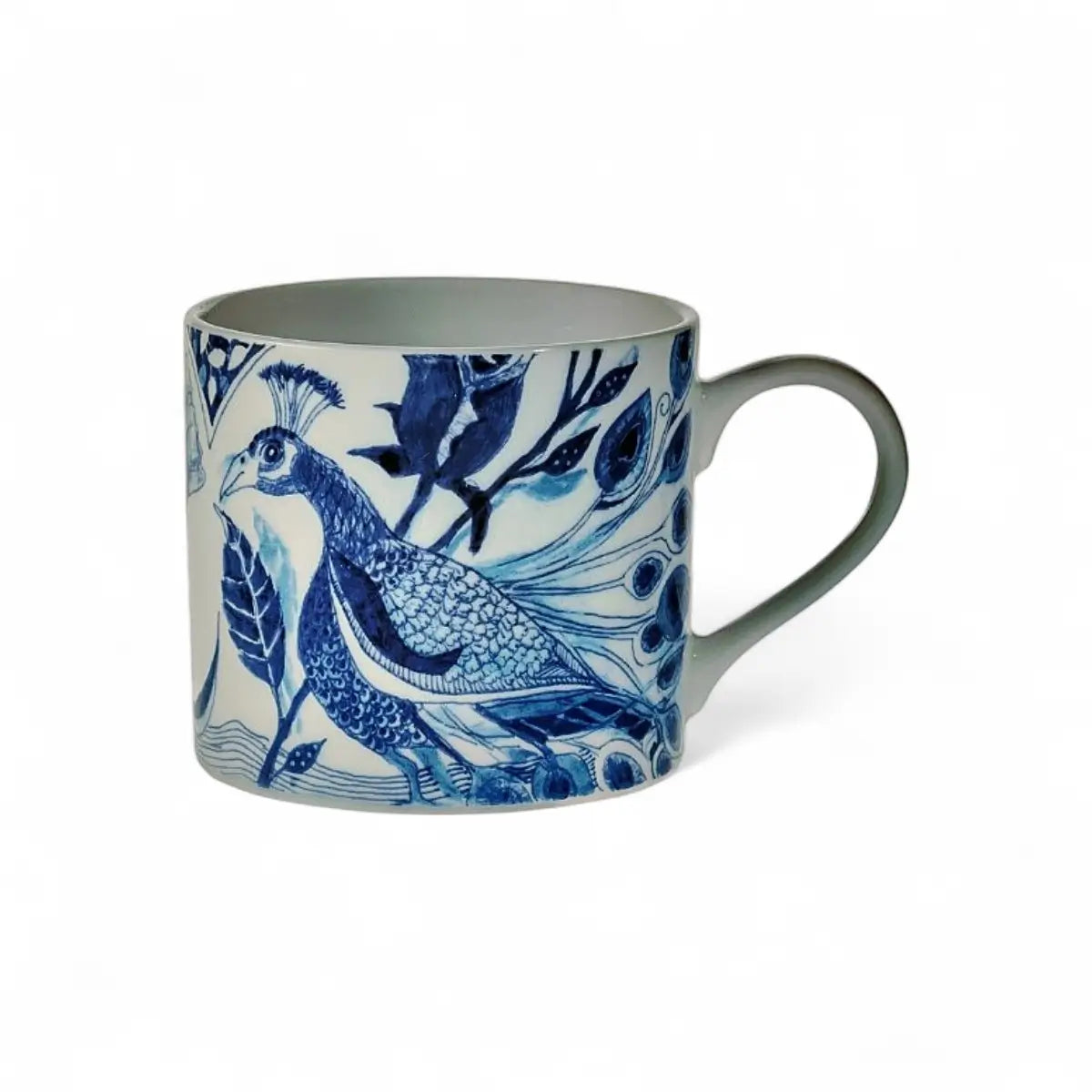 Jenna Clifford Peacock Sapphire Garden Mug