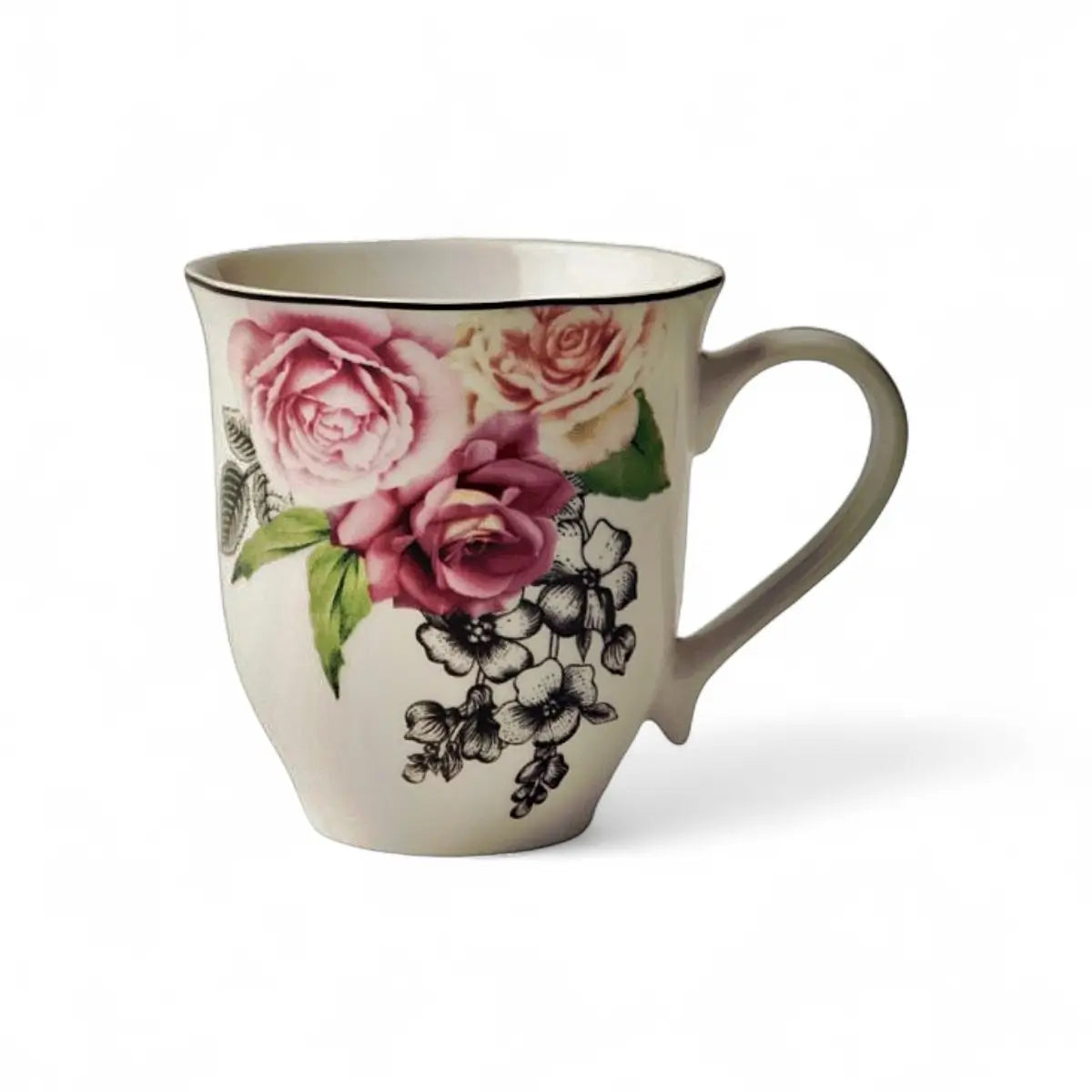 Jenna Clifford Wavy Rose Mug 400ml
