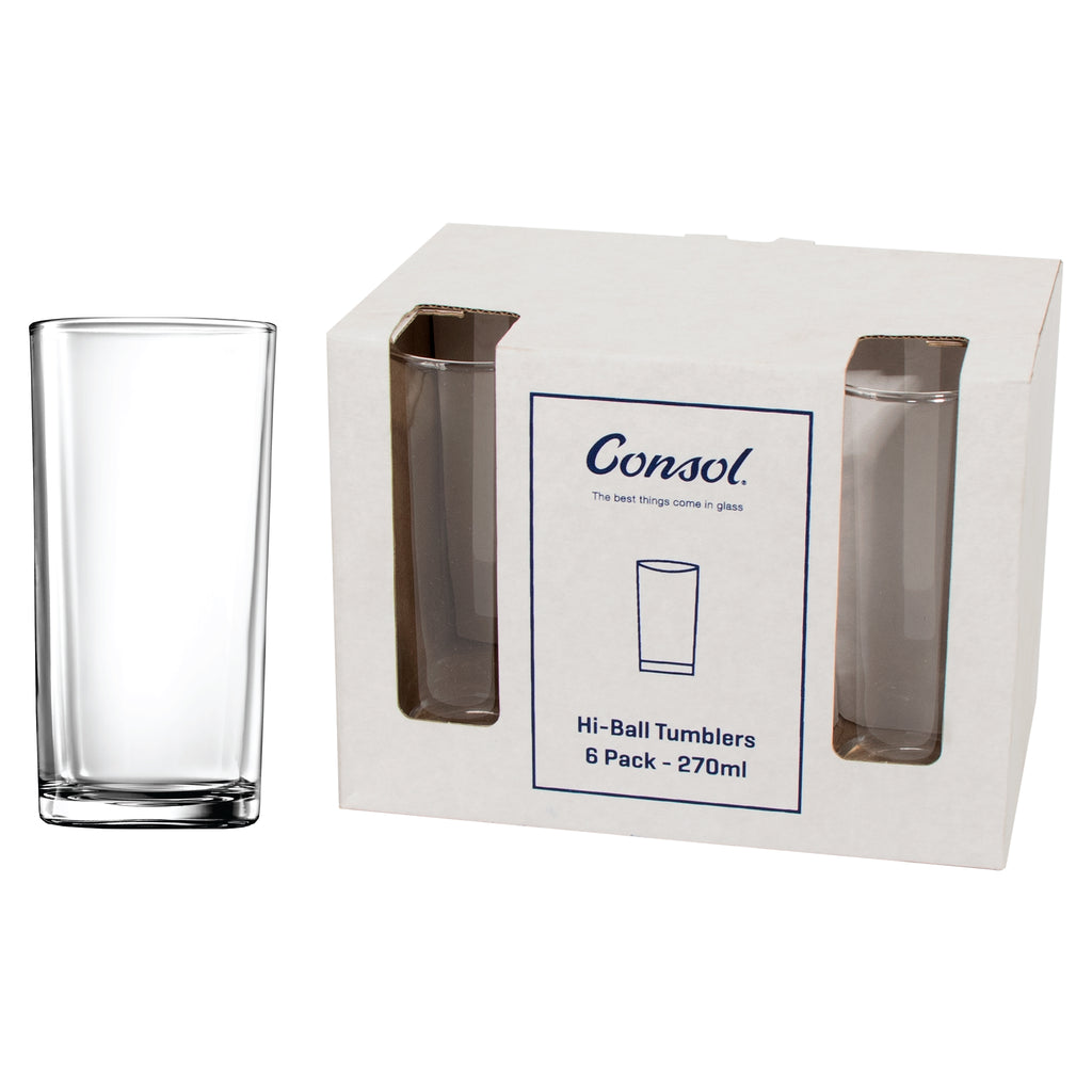 Consol Hiball Tumbler 6 Pack 270ml