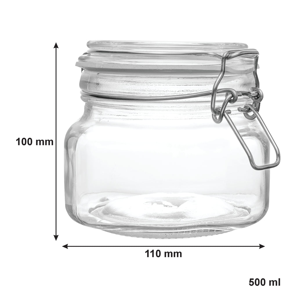 Consol Store-it Jar With Clip Top Lid