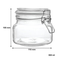 Consol Store-it Jar With Clip Top Lid
