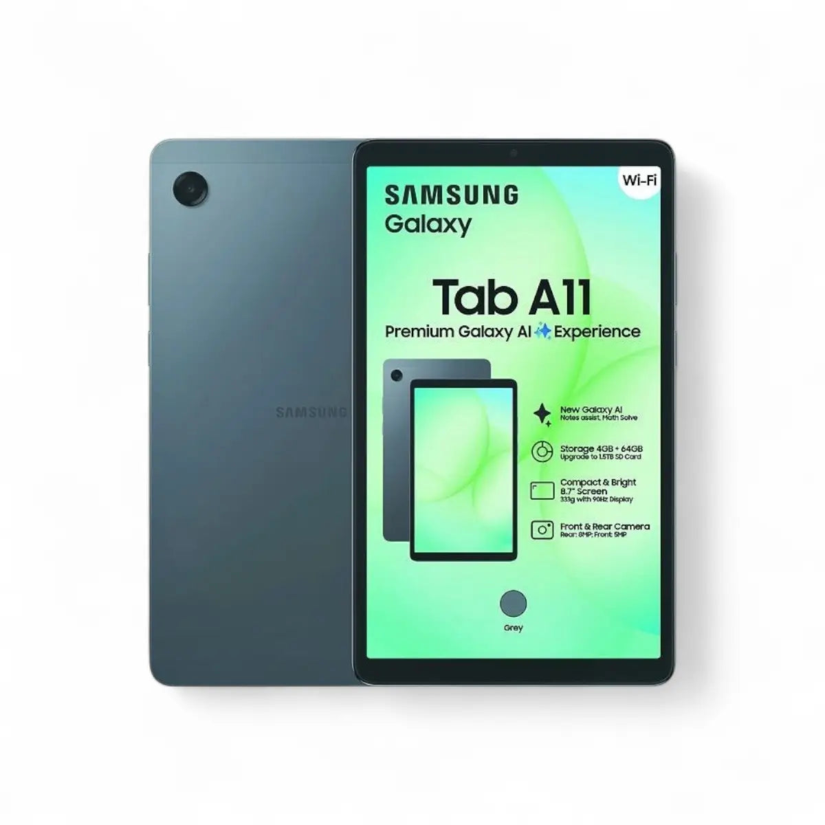 Samsung Galaxy Tab A11 LTE (8.7-Inch) | 4GB RAM | 64GB Storage | Gray