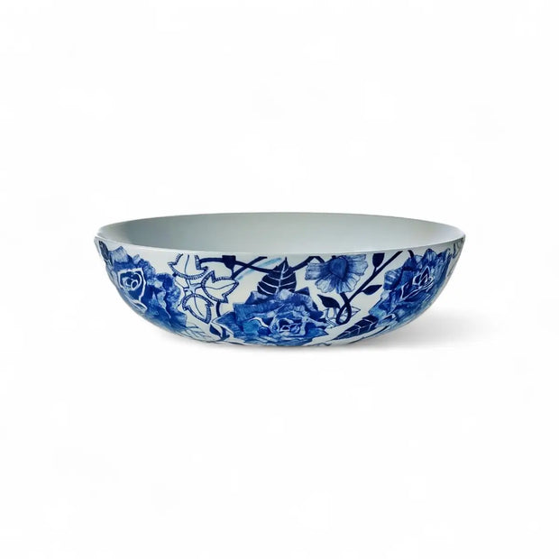 Jenna Clifford Peacock Sapphire Garden Salad Bowl