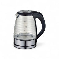 Sunbeam 1.7 Litre Ribbed Glass Kettle - Black