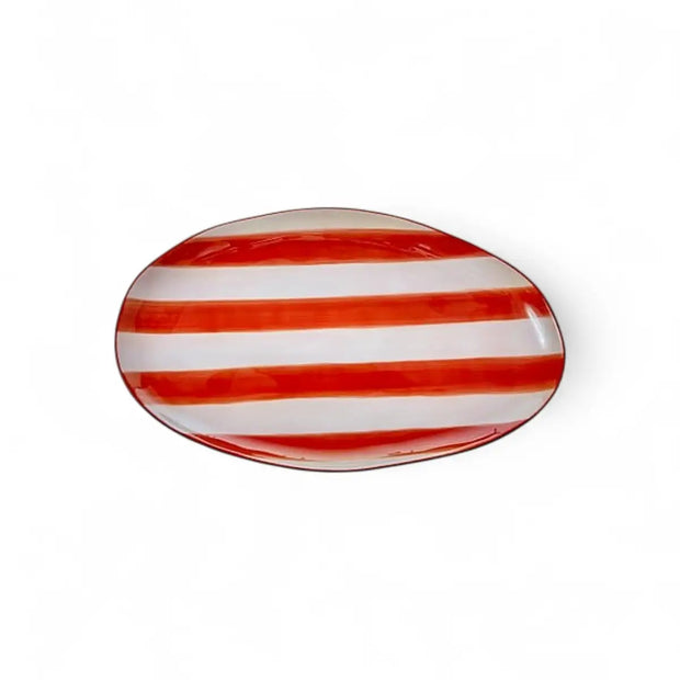 Olivia Princess Oval Platter Red