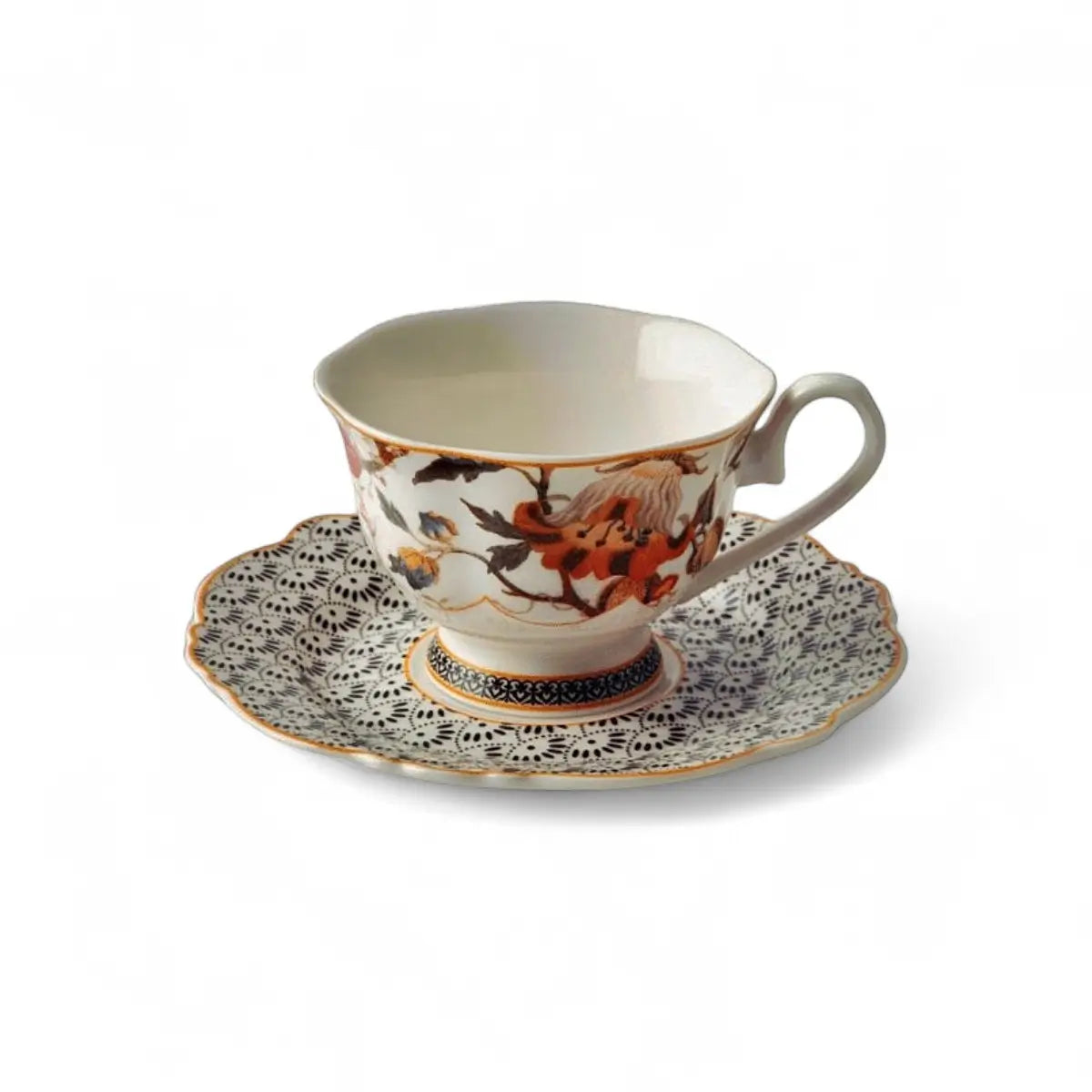 Jenna Clifford Midnight Bloom Cup & Saucer in Gift Box