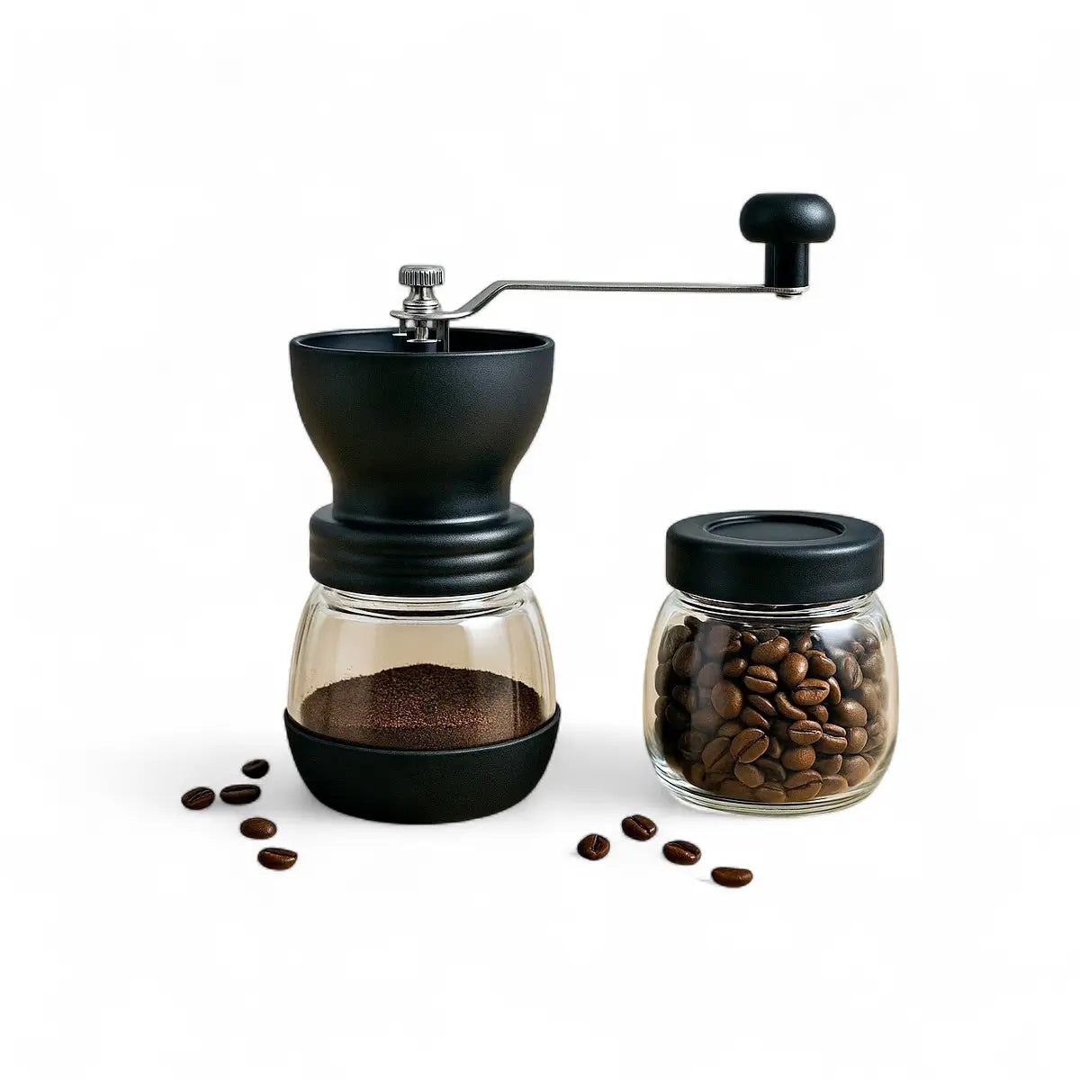 Regent Coffee Grinder With 2 Glass Storage Jars 300ml