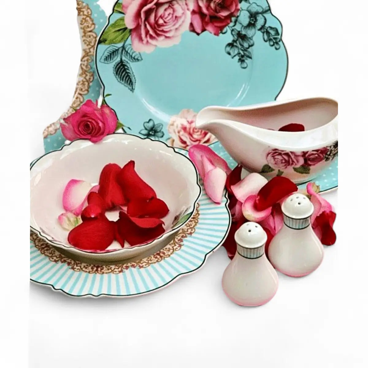 Jenna Clifford Wavy Rose Cereal Bowl 17.5cm