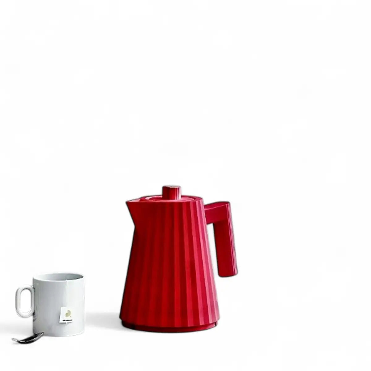 Alessi Plisse Electric Kettle 1L - Red