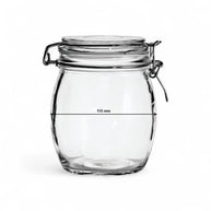 Regent Hermetic Glass Canister with Clip Seal Glass Lid - 500ml