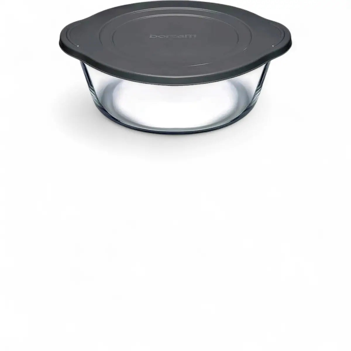 Borcam Round Casserole with Lid 2.2L with Lid