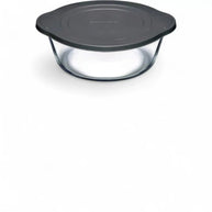 Borcam Round Casserole with Lid 2.2L with Lid