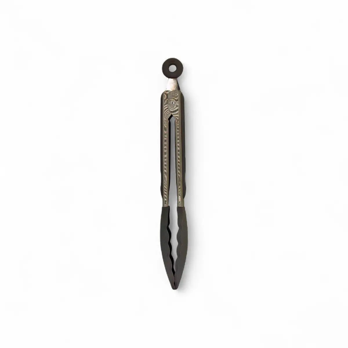 Regent Food Tong Stainless Steel with Grey Silicone Tips - 275mm