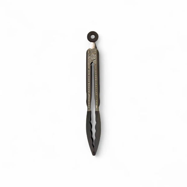 Regent Food Tong Stainless Steel with Grey Silicone Tips - 275mm