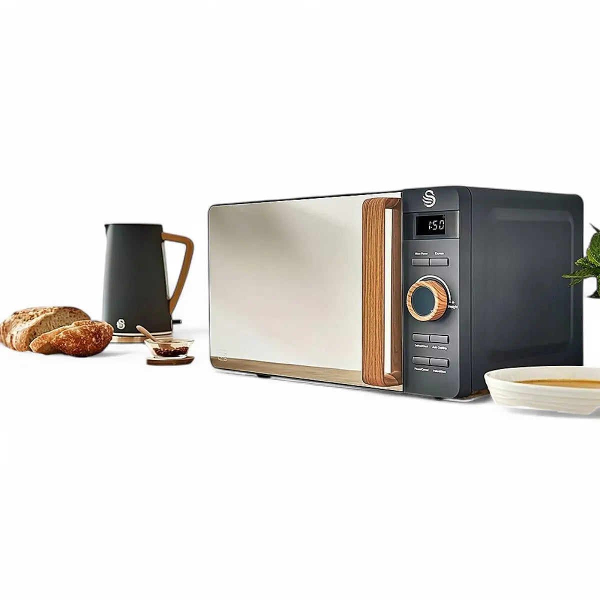 Swan Nordic 20L Microwave Electronic Grey