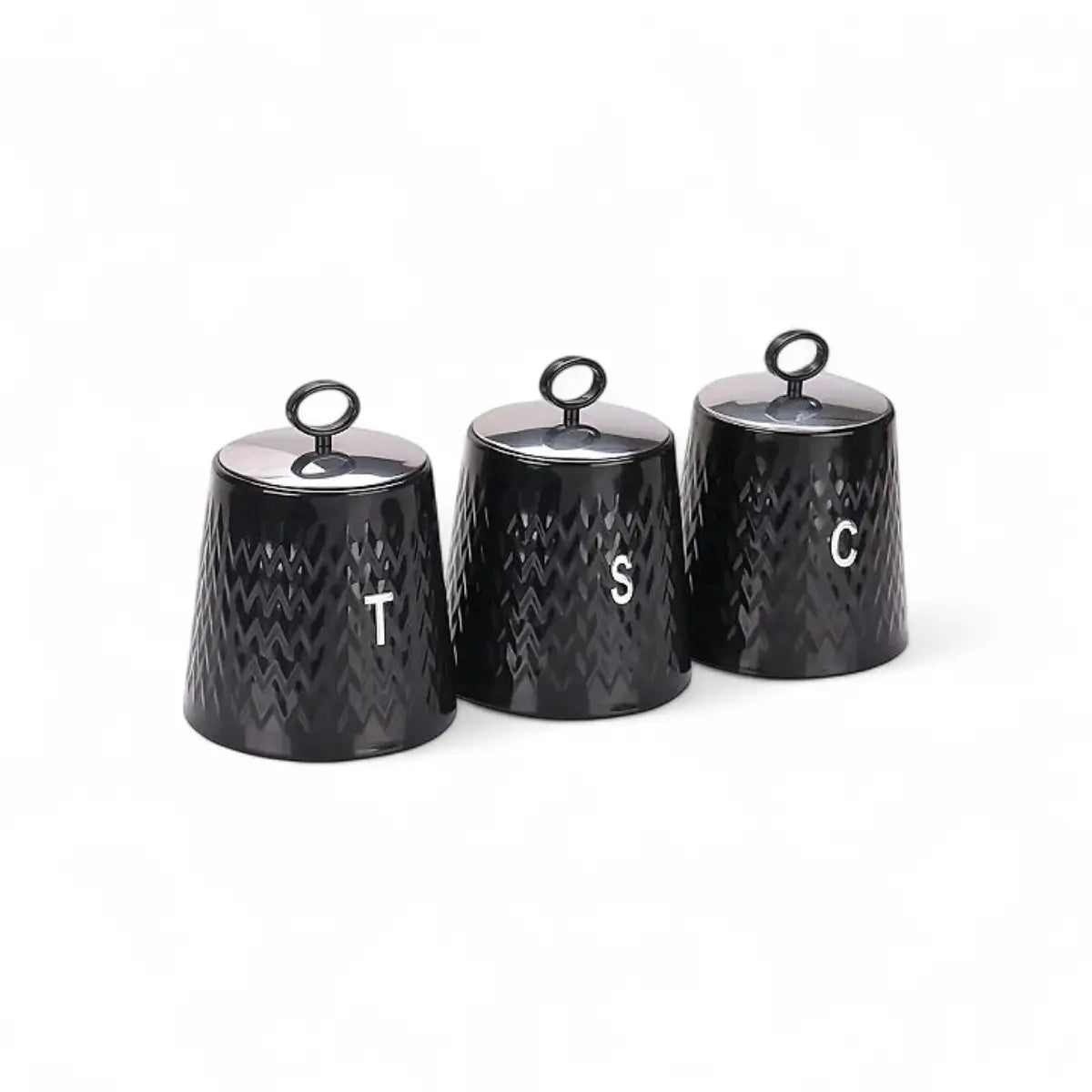 Continental Homeware Waves 3pc Canister