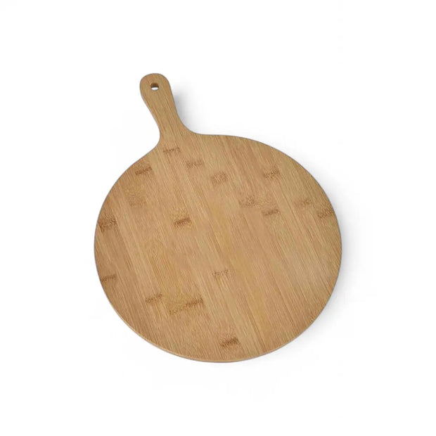 Excellent Houseware Pizza Board Bamboo Round