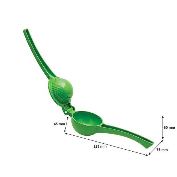 Regent Kitchen Lemon Squeezer Cast Aluminium Green (223x60x75mm Dia)