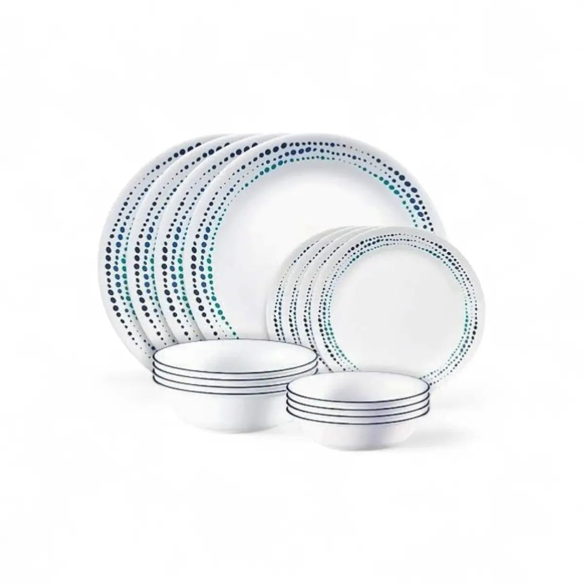 Corelle Ocean Blues 16 Pc Dinner Set