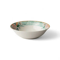 Jenna Clifford Green Floral Salad Bowl