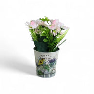 Artificial Potted Assorted Daisy Flowers 10x23cm