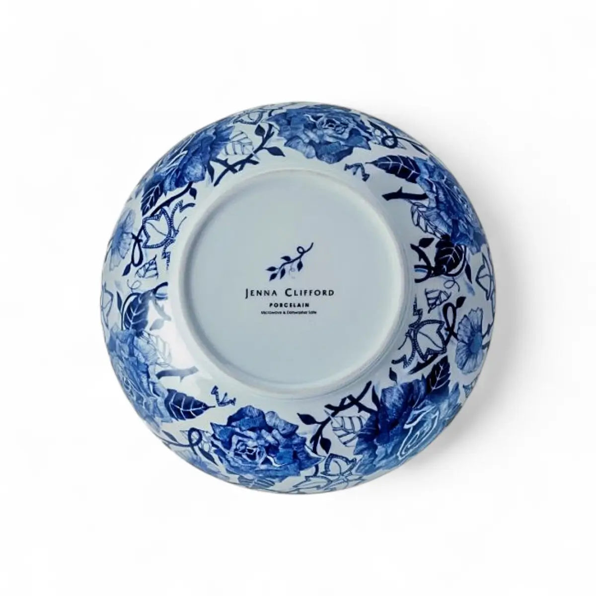 Jenna Clifford Peacock Sapphire Garden Salad Bowl