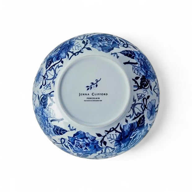 Jenna Clifford Peacock Sapphire Garden Salad Bowl