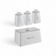 Continental Homeware Opulence Collection Bread Bin & 3pc Canister Set