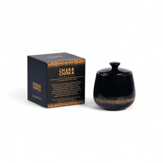 Yvonne Chaka Chaka Gold Splash Sugar Pot  S/1