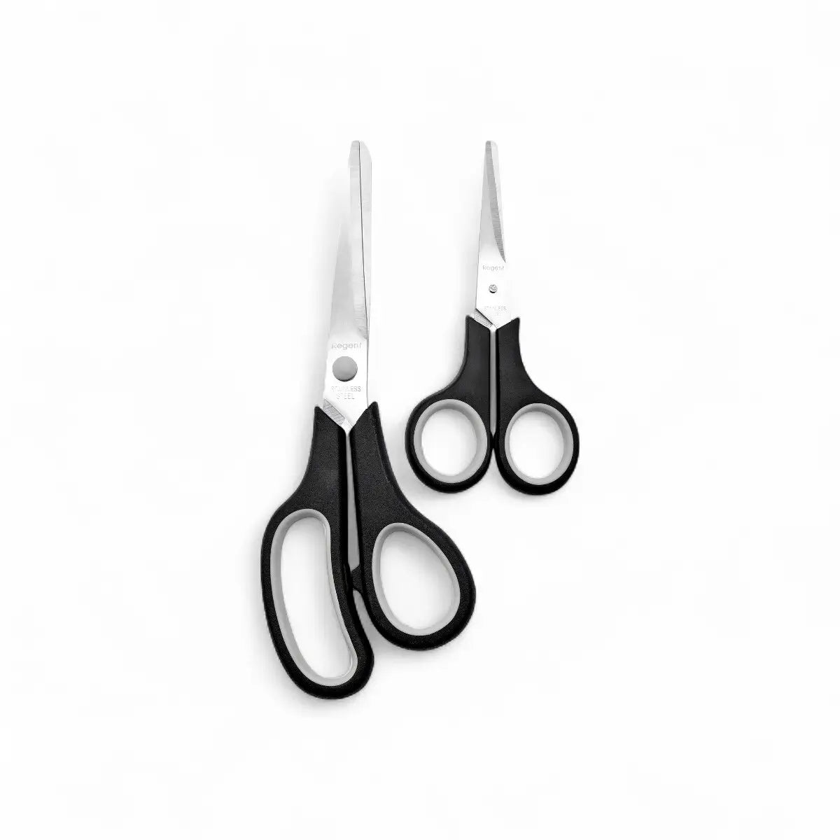 Regent Kitchen Scissors Black And Grey Set Of 2