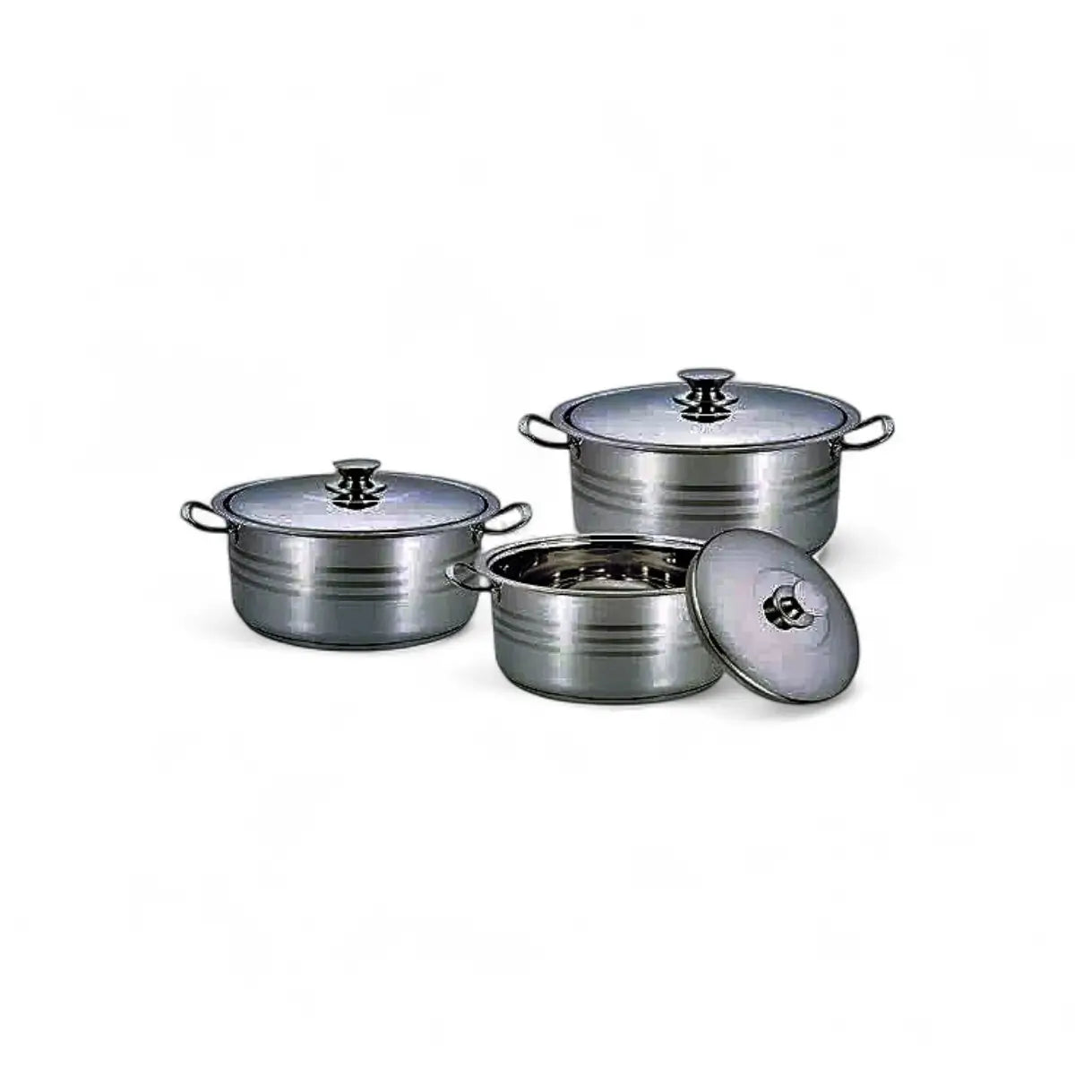 Rolux Stainless Steel Cookware Set - 6pc