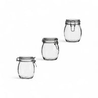 Regent Hermetic Glass Canister with Clip Seal Glass Lid - 500ml