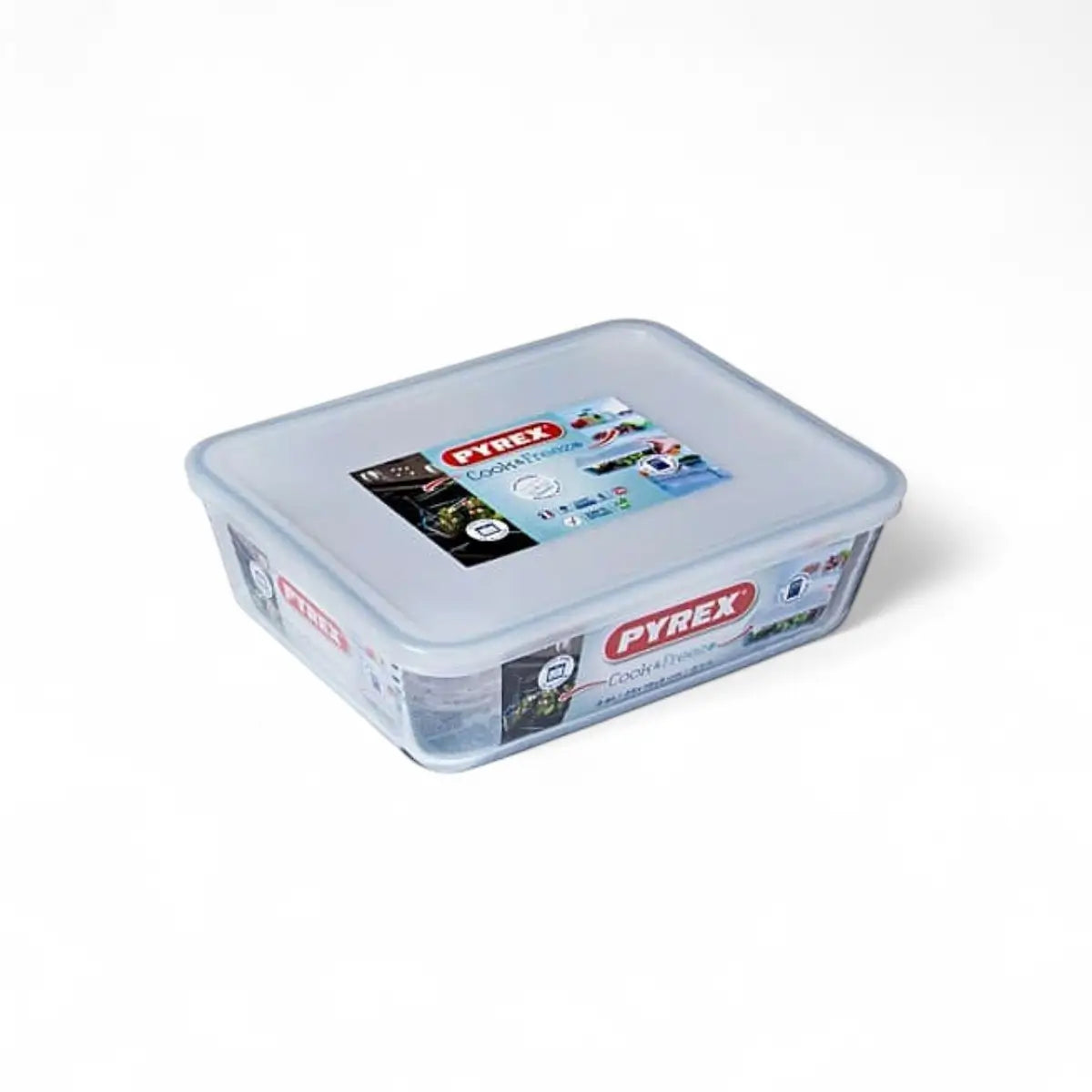 Pyrex Cook & Freeze Rectangular Dish with Lid 2.6L